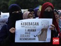 Keliling CFD, Komunitas Peduli Hijab Tolak Perayaan Valentine
