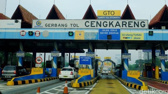 Gerbang Tol Cengkareng (detikFoto/Ari Saputra)