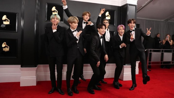 BTS di Grammy Awards 61st Grammy Awards - Arrivals - Los Angeles, California, U.S., February 10, 2019 - BTS. REUTERS/Lucy Nicholson