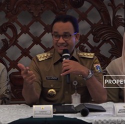 Gubernur Anies Jelaskan LRT Penyebab Banjir Jakarta
