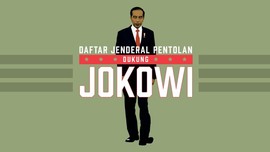 INFOGRAFIS: Jenderal Pentolan Dukung Jokowi