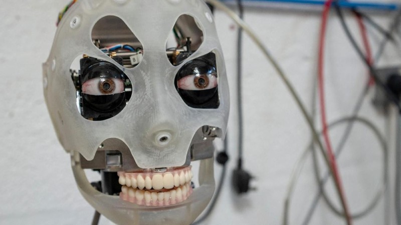 Robot Ai-da adalah robot humanoid yang dapat menyerupai seperti manusia.