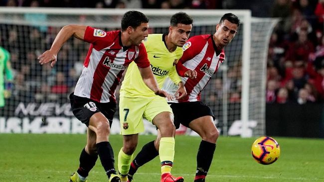 Diwarnai Kartu Merah, Barcelona Ditahan Imbang Bilbao
