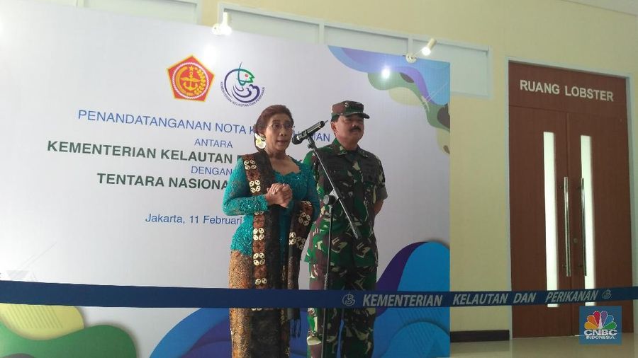 Menteri Kelautan dan Perikanan, Susi Pudjiastuti, membeberkan banyaknya kebocoran hasil laut RI.