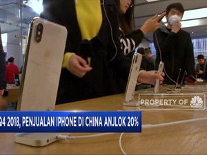 Penjualan Iphone di China Anjlok 20%