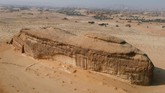 Pembangunan Al Ula menjadi daya tarik sekaligus kajaiban tersendiri. Mitos yang berkembang di masyarakat, kota ini dibangun dengan bantuan bangsa jin. (REUTERS/Faisal Al Nasser)