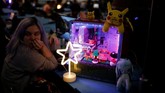 Acara yang digelar dalam ruangan bertumpu pada lima hal yakni sains, kreativitas (desain, media sosial, fotografi, dan musik), inovasi (programming, keamanan dan jaringan), peranti lunak gratis, dan gim. (REUTERS/Nacho Doce)