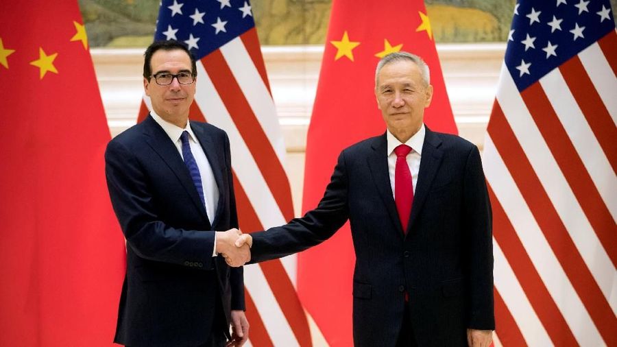 Pejabat tinggi ekonomi AS akan bertemu dengan Presiden China Xi Jinping, Jumat (15/2/2019), setelah mengakhiri perundingan dagang di Beijing.