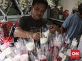 'Aroma' Romantis Pasar Bunga Cikini