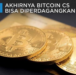 Sah! Bitcoin Cs Kini Dapat Diperdagangkan di RI