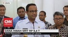 Kementerian Keuangan Serahkan Dana Hibah MRT Rp.9,4 T