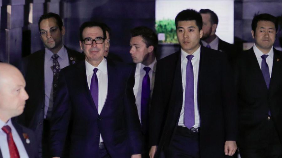 Menteri Keuangan Amerika Serikat (AS) Steven Mnuchin mengatakan telah menantikan pembicaraan dagang dengan China.