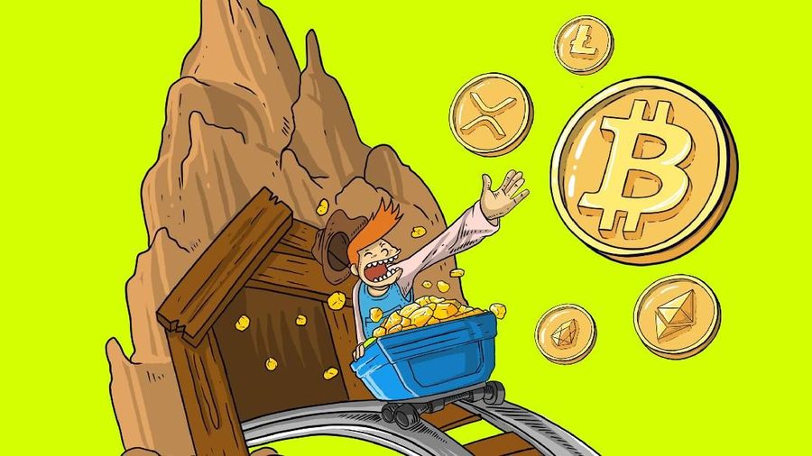 infografis 10 mata uang digital terpopuler dunia dan kapitalisasi pasar  di atas US$ 1 miliar
