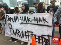 Rekan Diciduk Usai Demo Istana, Pegawai Papua Geruduk Polda