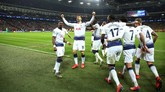 Kemenangan tiga gol tanpa balas memperbesar peluang Tottenham Hotspur meraih tiket ke perempat final kendati masih harus menjalani laga tandang ke Jerman pada awal Maret. (REUTERS/David Klein)