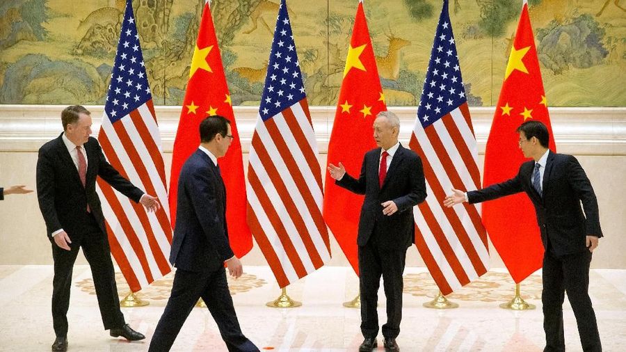Polemik damai dagang antara Amerika Serikat (AS) dan China kembali mengemuka, Selasa (19/3/2019), dan membuat para investor di Wall Street cemas lagi.