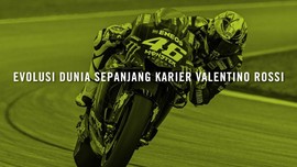 INFOGRAFIS: Evolusi Dunia Sepanjang Karier Valentino Rossi