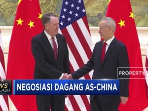 Negosiasi Dagang AS-China Kembali Tebar Aura Positif