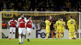 FOTO: Arsenal Tumbang di Liga Europa