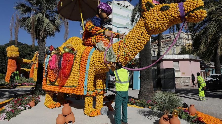 Acara Festival Lemon ke-86 tahun akan di mulai besok (16/2/19), di Menton, Perancis.