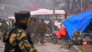 VIDEO: Puluhan Nyawa Melayang Akibat Bom Bunuh Diri Kashmir