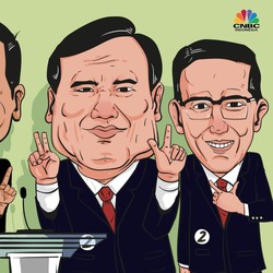 Data Bertambah, Suara Prabowo Tak Banyak Berubah 43,7%
