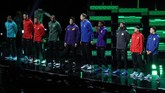 Sebanyak 10 pemain ikut dalam kontes tembakan tiga angka termasuk beberapa pemain yang pernah menjadi juara pada edisi sebelumnya seperti Dirk Nowitzki, Devin Booker, dan Stephen Curry. (USA TODAY Sports)