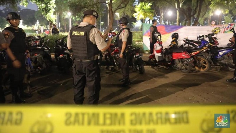 Sumber suara ledakan berada di dekat area nonton bareng debat capres.