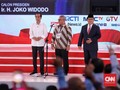Pendukung Jokowi Soraki Prabowo saat Jawab Tayangan Video