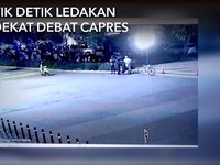 Detik-detik Ledakan Di Sekitar Lokasi Debat Pilpres 2019