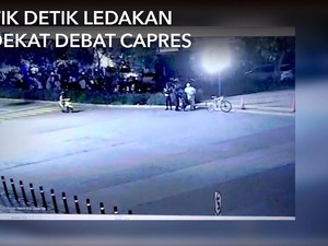Detik-detik Ledakan Di Sekitar Lokasi Debat Pilpres 2019