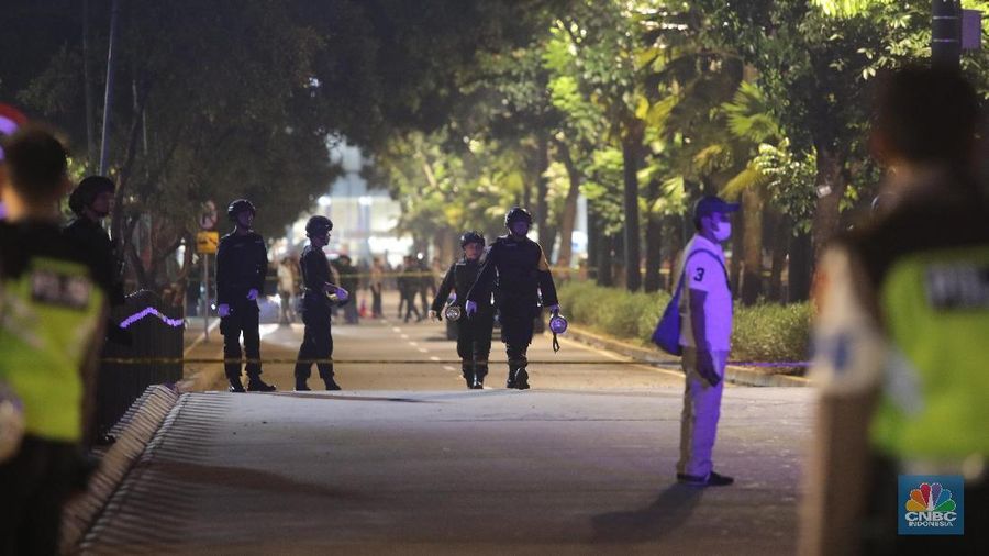 Sumber suara ledakan berada di dekat area nonton bareng debat capres.