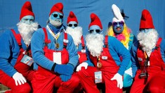 FOTO: 'Lautan' Smurf Birukan Jerman