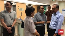 Boediono Datang Jenguk Ani Yudhoyono di Singapura