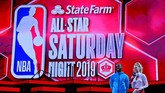 Rangkaian NBA All Star 2019 berlanjut pada Sabtu (16/2) malam waktu setempat dengan agenda kontes kemampuan, seperti skills challenge, tembakan tiga angka, dan slam dunk di Spectrum Center, Charlotte, North Carolina. (Bob Donnan-USA TODAY Sports)