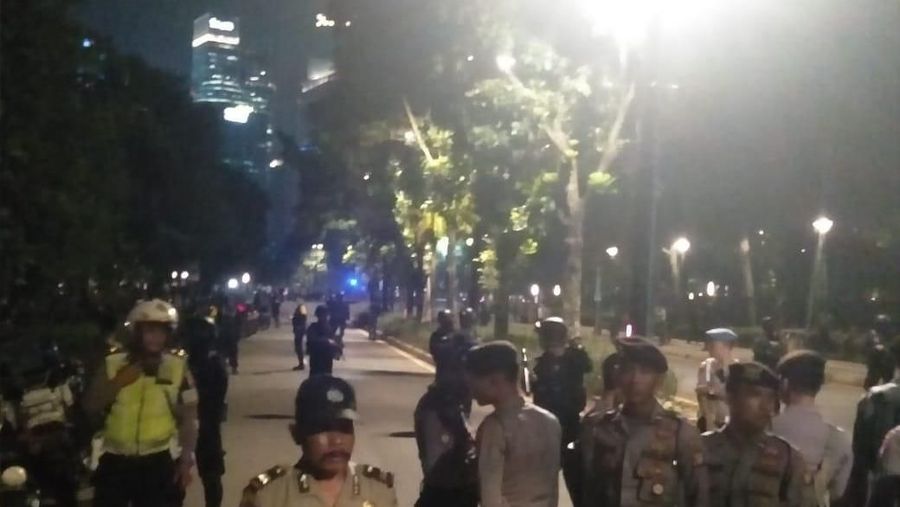 Gegana diketahui terjun langsung ke TKP untuk cari sumber ledakan
