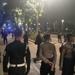 Polisi Mulai Olah TKP Ledakan di Lokasi Dekat Debat Capres