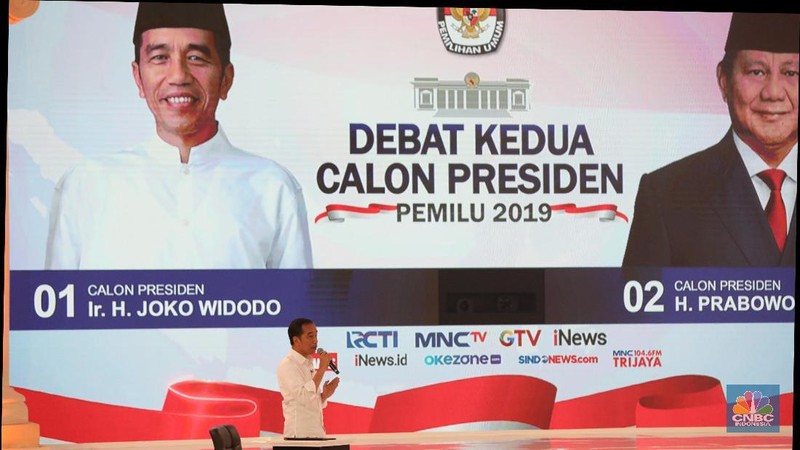 Debat capres putaran kedua ini bertema energi, lingkungan hidup, infrastruktur, pangan, dan sumber daya alam.