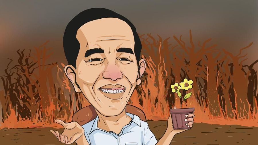Kebakaran hutan masih terus terjadi di sejumlah daerah di Indonesia.