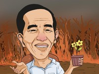 Data dan Fakta Kebakaran Hutan di Era Jokowi