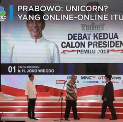 Simak! Pertanyaan Jokowi & Jawaban Prabowo Soal Unicorn