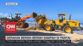 Gerakan Bersih-bersih Sampah di Pantai Bali