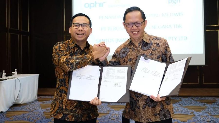 PGN teken jual beli kontrak gas dengan Santos sebanyak 20,3 BBTUD sampai 2023