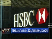 Pendapatan HSBC Tumbuh 4,5% di 2018