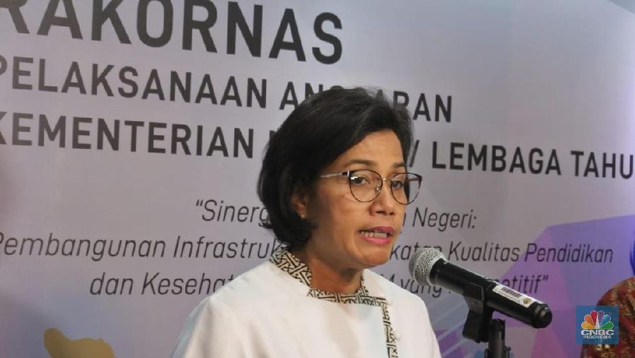 Sri Mulyani bicara soal pentingnya data di era Revolusi Industri 4.0.