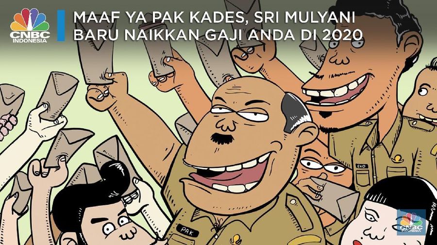 Kepala Desa (Kades) dan perangkat desa lainnya, harus sabar menunggu, karena realisasi penyetaraan gaji mundur hingga tahun 2020.