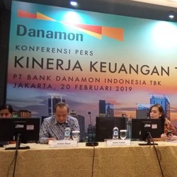 Laba Danamon Kuartal I-2019 Jatuh 11% Jadi Rp 933 M