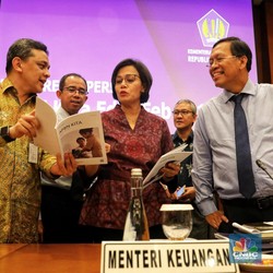 Ragam Gaya Sri Mulyani Cs Saat Rilis APBN KiTa Januari 2019