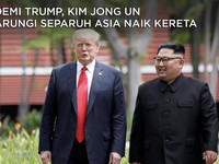 Demi Trump, Kim Jong Un Arungi Separuh Asia Naik Kereta