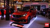 PT Honda Prospect Motor (HPM) meluncurkan model terbaru new Honda Mobilio mulai Rp194 juta sampai Rp248 juta di Jakarta, (21/2) (CNN Indonesia/Hesti Rika)